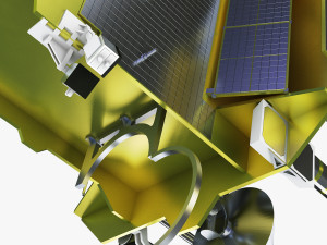 artificial satellite loutch 5v 3D Модель