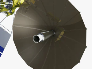 artificial satellite loutch 5v 3D Model