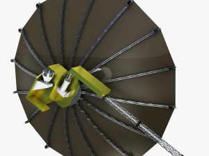 artificial satellite loutch 5v 3D Модель
