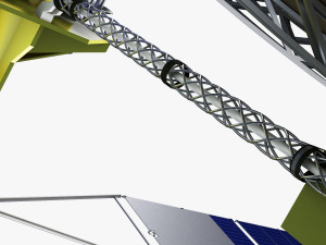 artificial satellite loutch 5v 3D Модель
