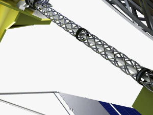 artificial satellite loutch 5v 3D Model