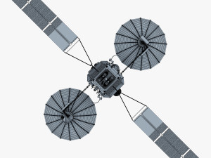 artificial satellite loutch 5v 3D Модель