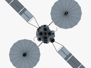 artificial satellite loutch 5v 3D Модель