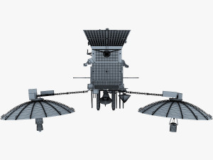 artificial satellite loutch 5v 3D Модель