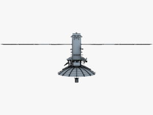 artificial satellite loutch 5v 3D Модель