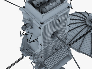 artificial satellite loutch 5v 3D Модель