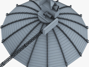 artificial satellite loutch 5v 3D Модель