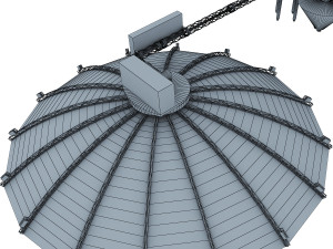 artificial satellite loutch 5v 3D Модель