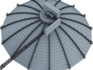 artificial satellite loutch 5v 3D Модель