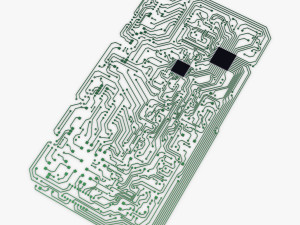 electronic circuit v 2 3D Model