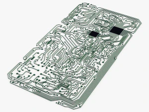 electronic circuit v 2 3D Model