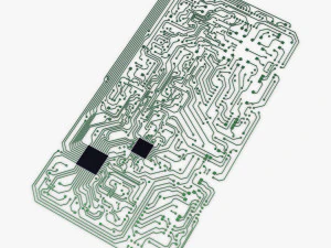 electronic circuit v 2 3D Model