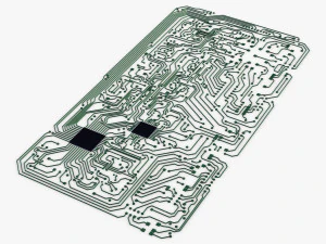 electronic circuit v 2 3D Model