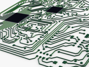 electronic circuit v 2 3D Model