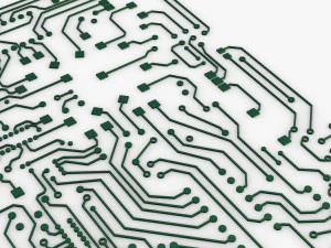 electronic circuit v 2 3D Model