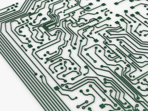 electronic circuit v 2 3D Model
