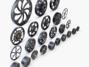 gears set v 1 3D Model