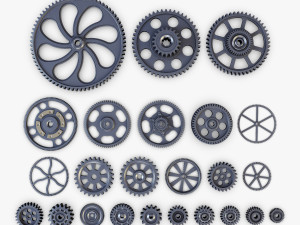 gears set v 1 3D Model