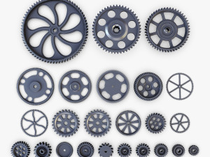 gears set v 1 3D Model