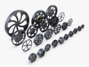 gears set v 1 3D Model