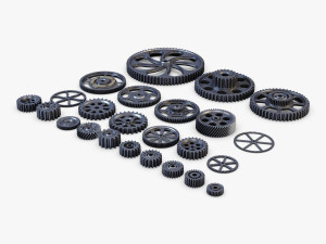 gears set v 1 3D Model