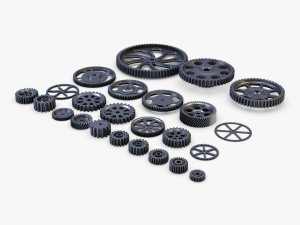 gears set v 1 3D Model