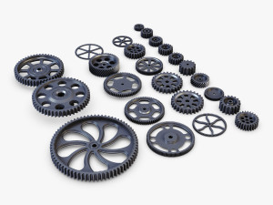 gears set v 1 3D Model