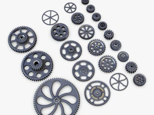 conjunto de engrenagens v 1 Modelo 3D