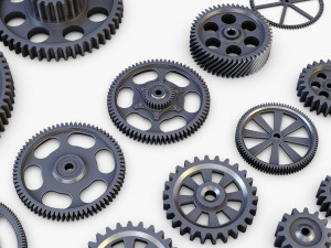 gears set v 1 3D Model