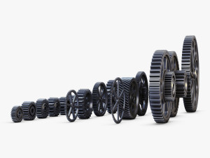 gears set v 1 3D Model