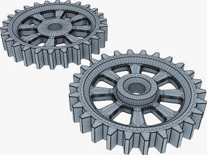 gears set v 1 3D Model