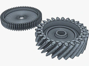 conjunto de engrenagens v 1 Modelo 3D