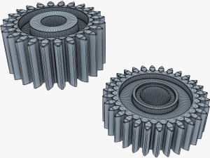 gears set v 1 3D Model