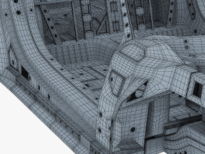 car frame v 1 Model 3D