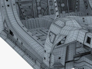 car frame v 1 3D Model