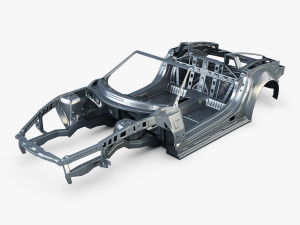 car frame v 1 3D Model