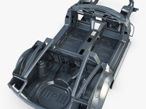 car frame v 1 Model 3D