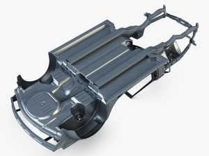 car frame v 1 Model 3D