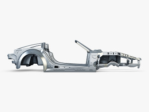 car frame v 1 Model 3D