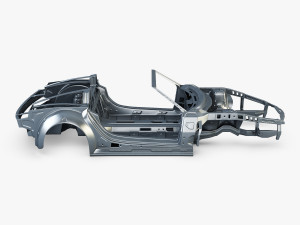 car frame v 1 Model 3D