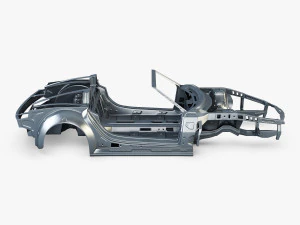 car frame v 1 3D Model