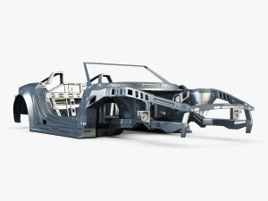 car frame v 1 3D Model