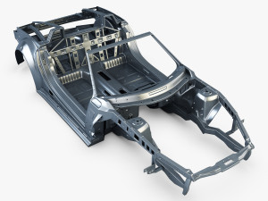 car frame v 1 Model 3D