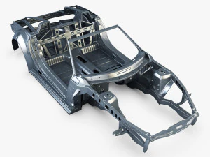 car frame v 1 3D Model