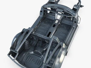 car frame v 1 3D Model