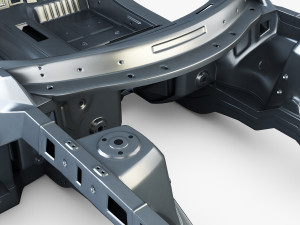 car frame v 1 Model 3D