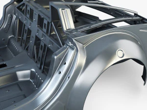car frame v 1 3D Model