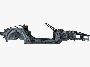 car frame v 1 Model 3D