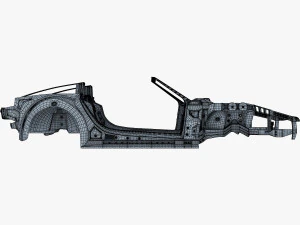 car frame v 1 3D Model