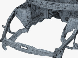 car frame v 1 Model 3D